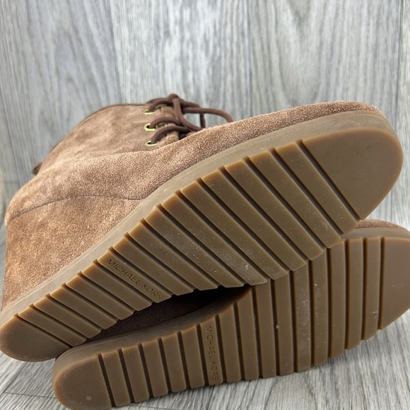 Michael Kors Tamara Suede Wedge Boots - Picture 10 of 10